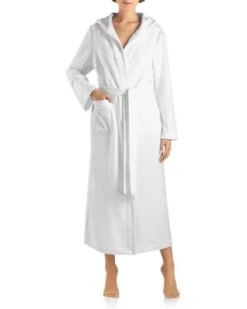 Robe Selection Plush Hooded Long Robe - Hanro