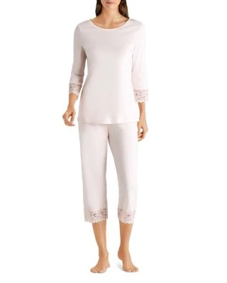 Moments Cropped Pajama Set - Hanro - Image 5