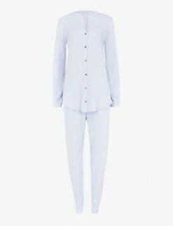 HANRO Pure Essence Cotton-jersey Pyjama Set