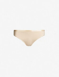 HANRO Seamless Stretch-cotton Thong