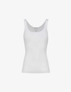 HANRO Seamless Cotton Vest Top
