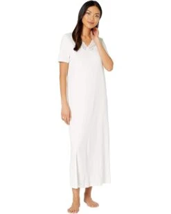 Hanro Moments Short Sleeve Long Gown