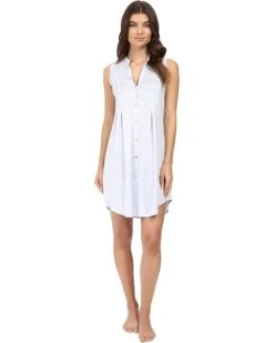 Hanro Cotton Deluxe Button Front Tank Nightgown
