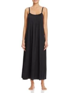 Juliet Pleated Long Spaghetti Gown - Hanro