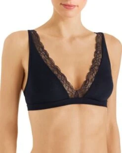 Cotton Lace Soft Cup Wireless Bra - Hanro
