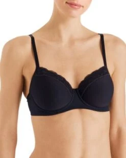 Cotton & Lace Spacer T-Shirt Bra - Hanro