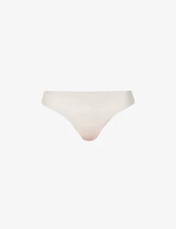 HANRO Invisible Cotton Mid-rise Stretch-cotton Thong