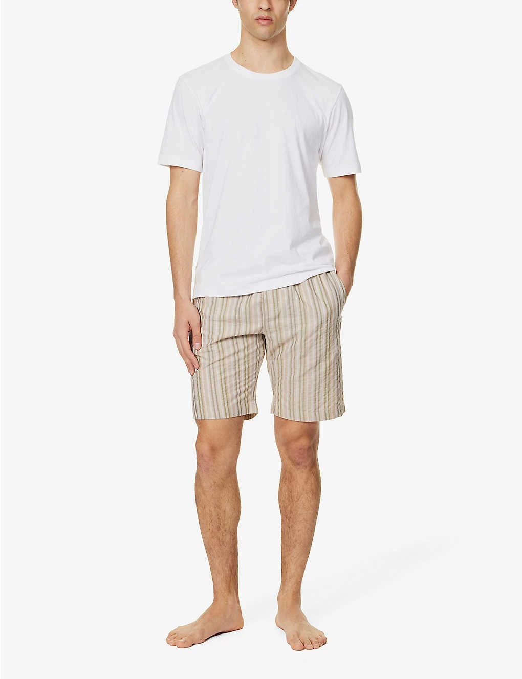 HANRO Striped Cotton Shorts - Image 2