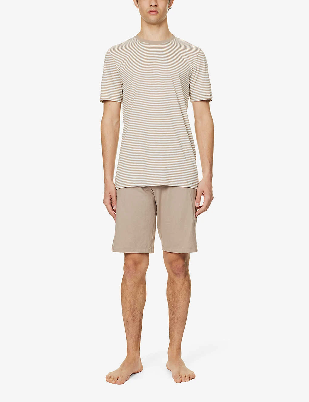 HANRO Striped Cotton-jersey Pyjama Set - Image 2