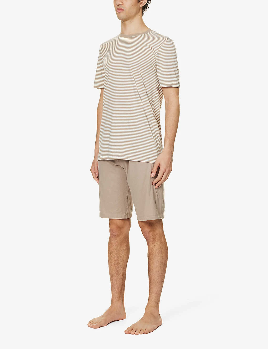 HANRO Striped Cotton-jersey Pyjama Set - Image 3