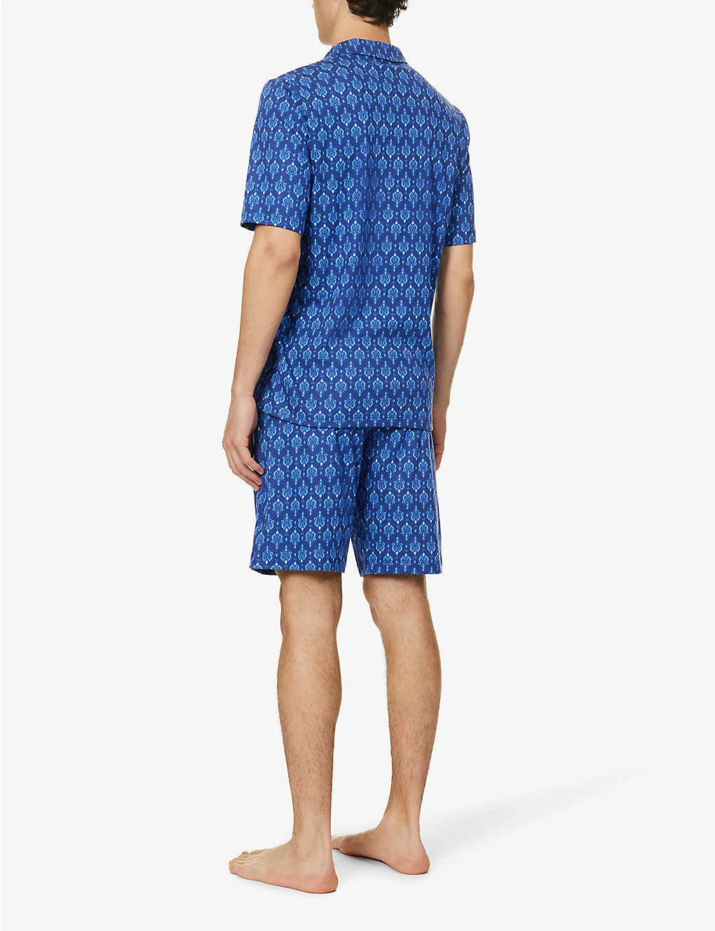 HANRO Tile-print Shirt Cotton-jersey Pyjama Set - Image 4