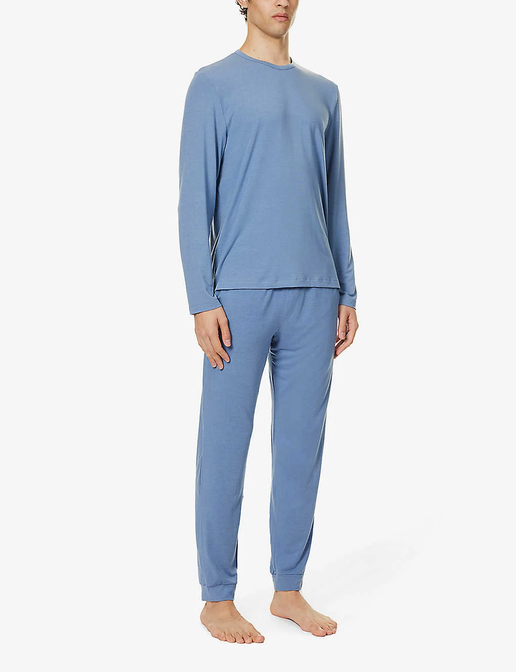 HANRO Long-sleeved Stretch-woven Pyjama Set - Image 3