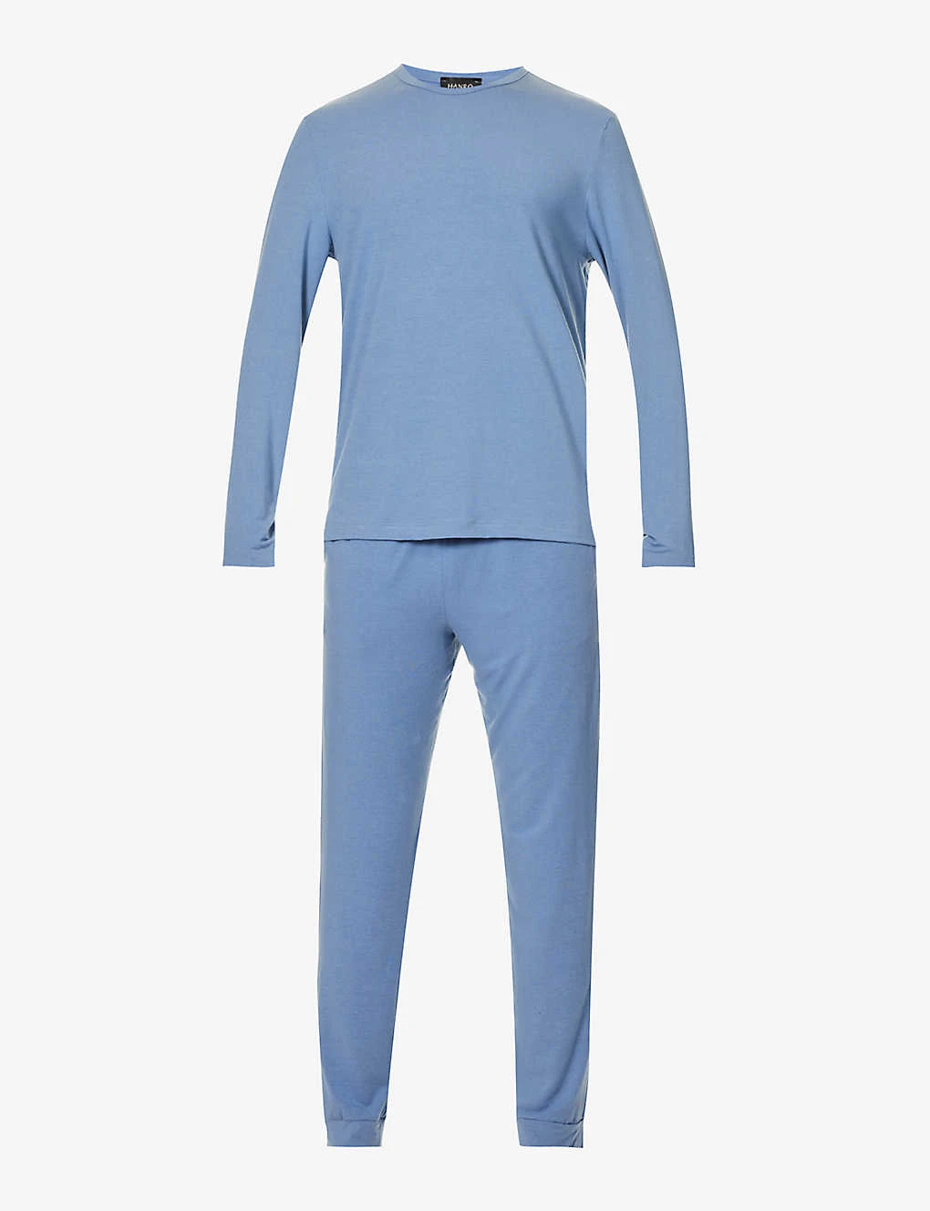 HANRO Long-sleeved Stretch-woven Pyjama Set